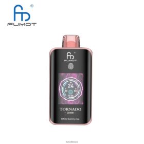 Fumot Vape Price | Fumot Tornado 25000 vienkartinių vape baltas guminis ledas 06D40T14