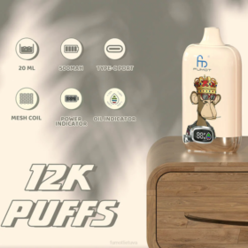 išskirtinis Fumot Digital Box 12 000 20 ml vienkartinių vape pod - (1 vnt.) TD8N7 | Fumot Lietuva