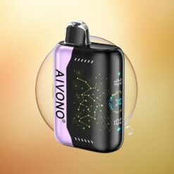 Aivono Aim Boom 25000 Puffs Žalioji Obuolio Vynuogė su 650mAh ir 0% nikotino