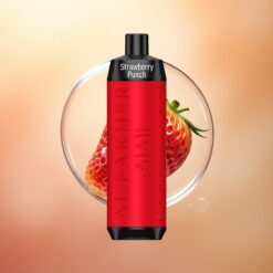 Al Fakher Crown Bar 8000 Crystal Braškių Smūgis su 5mg nikotino ir 600mAh